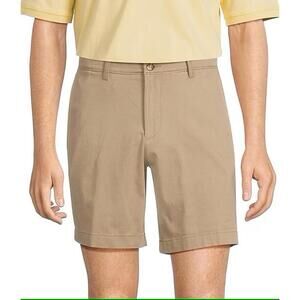 Roundtree & Yorke Microfiber Flat Frt 8" Inseam Shorts -‎ NWT